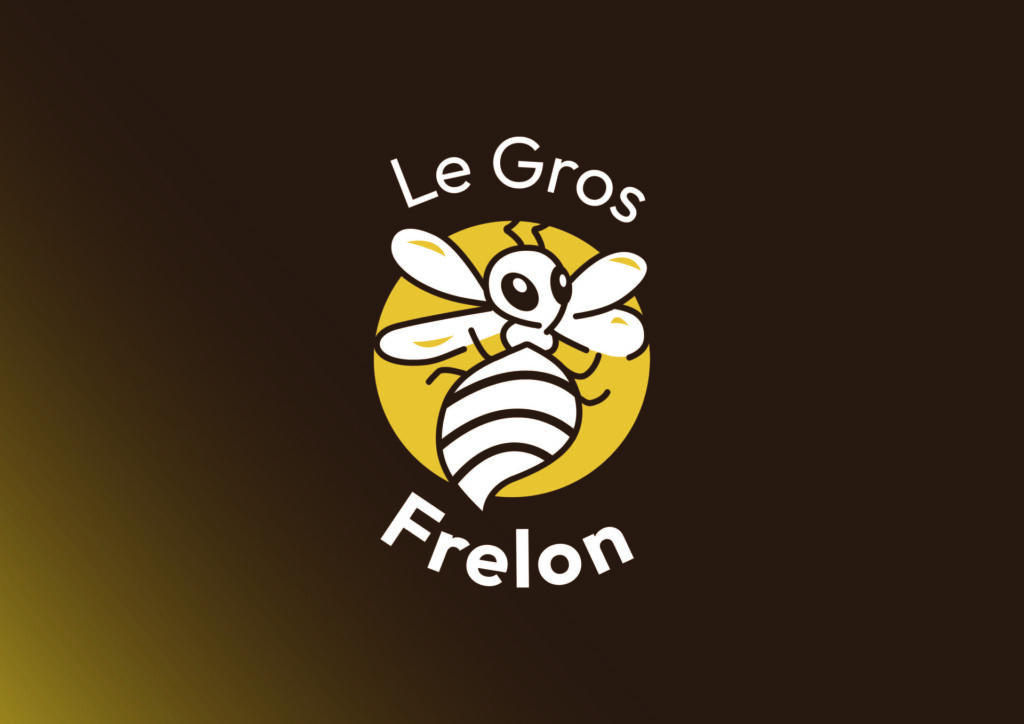 logo le gros frelon fond foncé